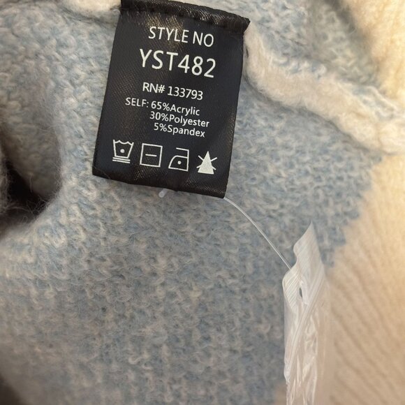 POL Bohemian Style American Flag-Inspired Pullover Hoodie Sweater Size M - Picture 4 of 12